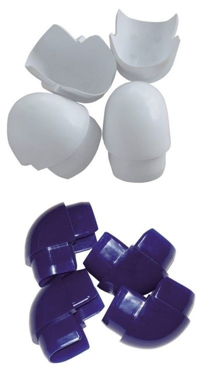 Steigerstootrand | dubbel D-hoek (4pcs)