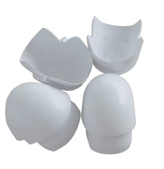 Steigerstootrand | dubbel D-hoek (4pcs)