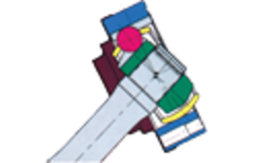 Hydradrive Zelfrichtend druklager voor model HD-108