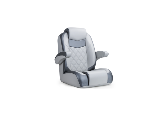 Captain bootstoel met armsteunen antraciet