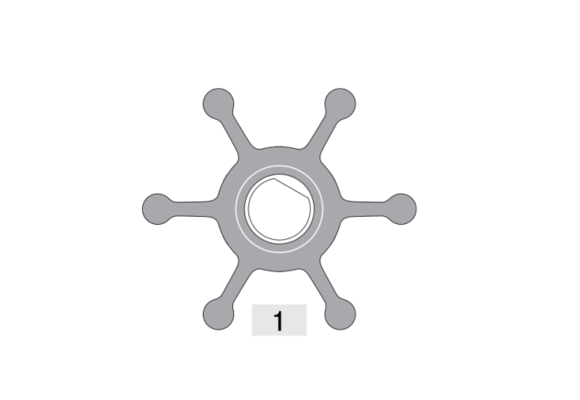 Johnson Pump Impeller voor F2