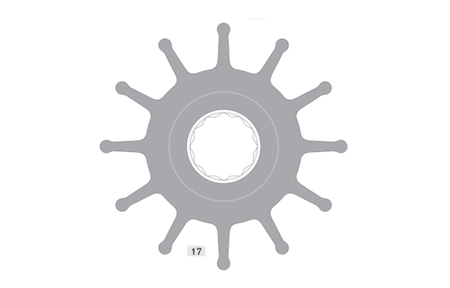 Johnson Pump Impeller voor F9 (802B en 814B)