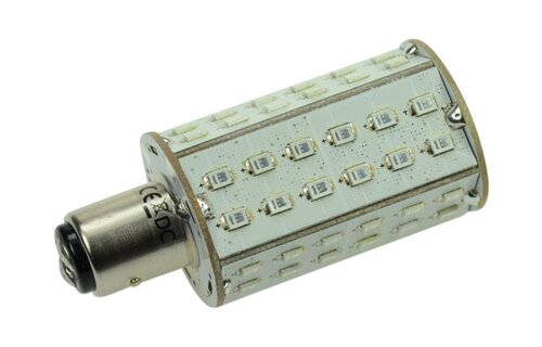 Ledlamp led60 10-30V BAY15D green - 4.8 watt