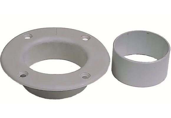 Optiparts - Delrin dekring met kraag