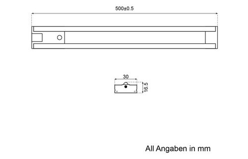 Led lichtbalk met bewegingssensor