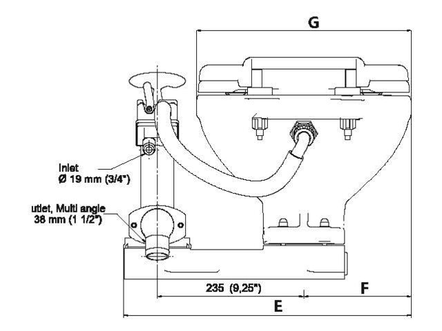 Toilet Large turn2lock