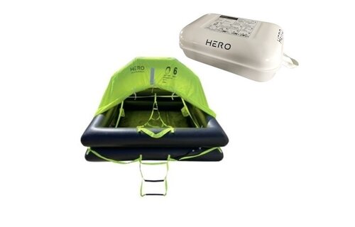 Reddingsvlot Standard International 12p container