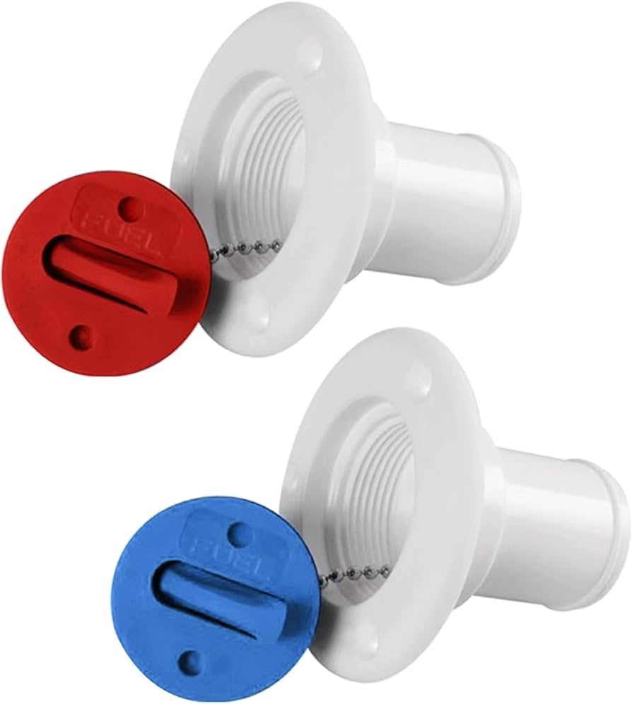 Dekvuldop kunststof - Wit