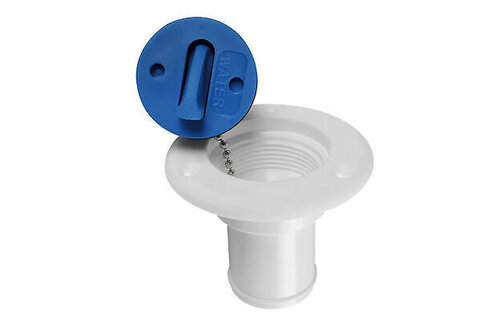 Dekvuldop kunststof - Wit