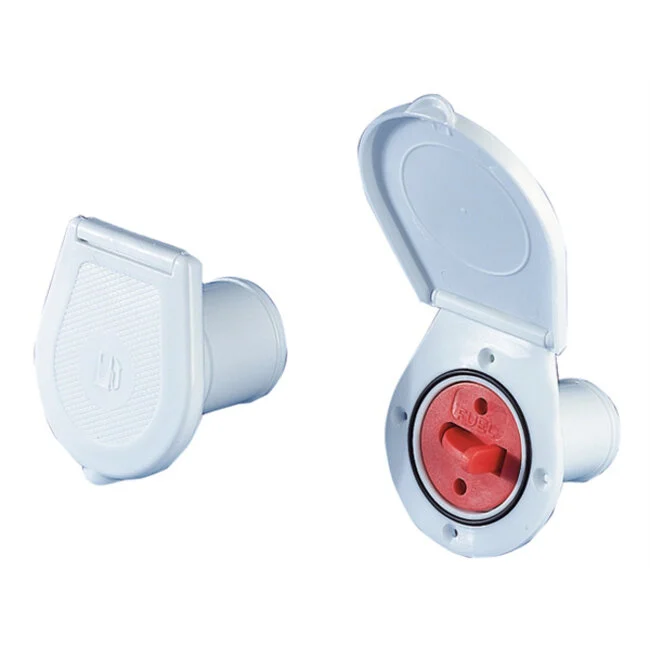 Dekvuldop met afdekklep