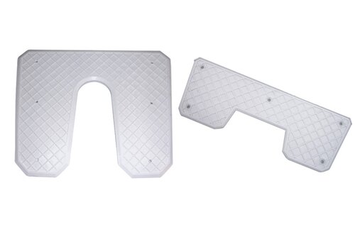 Spiegelbeschermplaat - wit