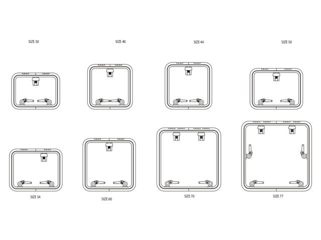 Lewmar Medium Profile luiken