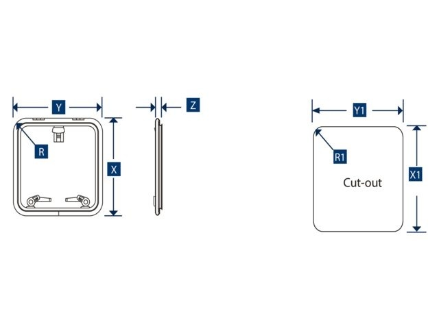 Lewmar Medium Profile luiken