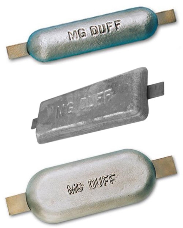 MgDuff huid/roer anode aluminium