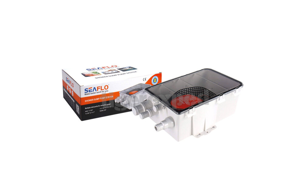SeaFlo Douche afvoerset 12 volt - 750 GPH