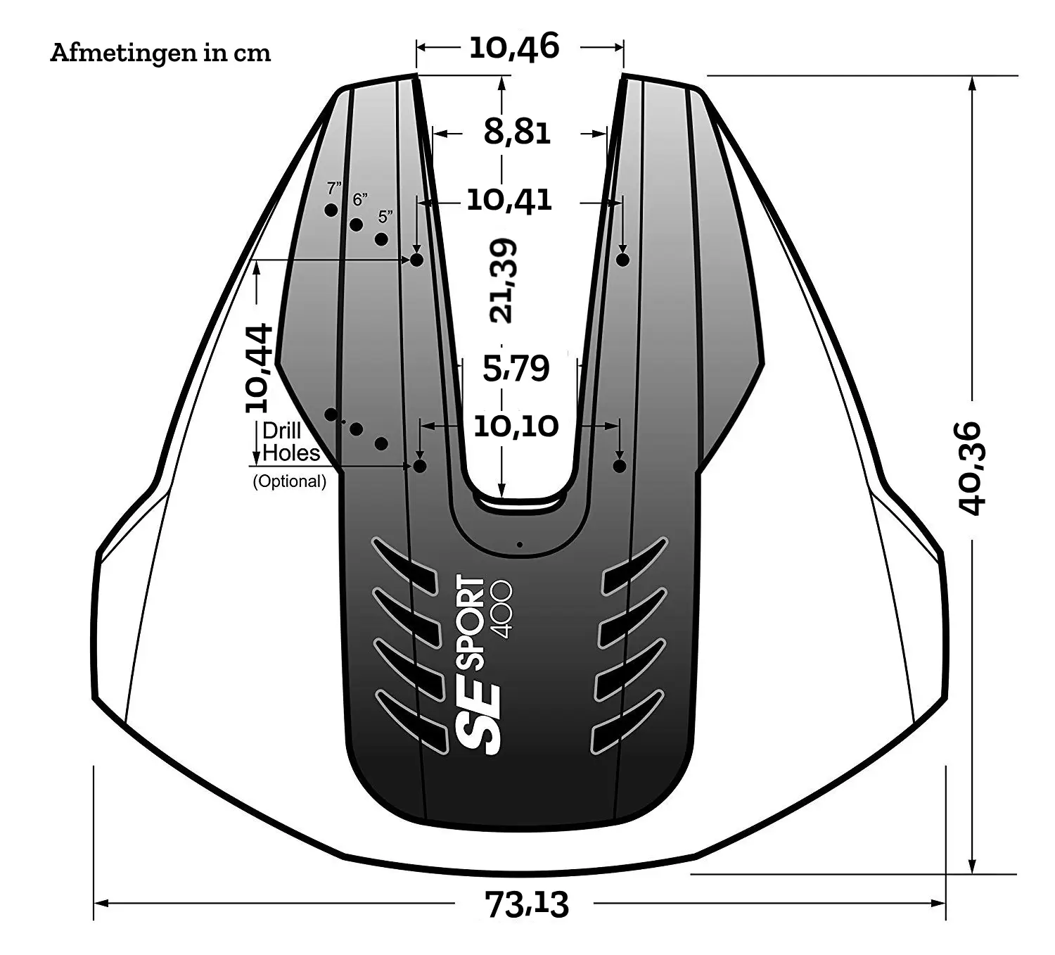 SE SPORT 400 trimvlak hydrofoil