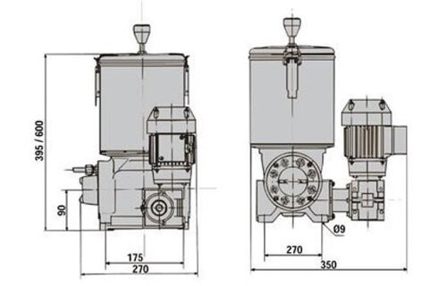 Ambi plunjerunit 5000 vetsmeerapparaat