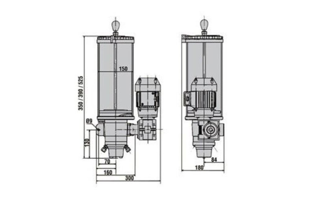 Ambi aandrijfset 3000 - beroepsvaart/boegschroef