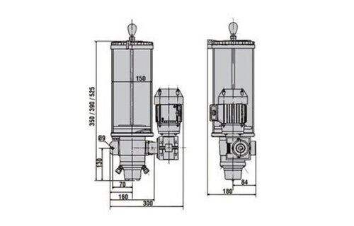 Ambi aandrijfset 3000 - beroepsvaart/roeras