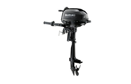 Suzuki  buitenboord motor 2.5pk - DF2.5 - Kortstaart - Zwart