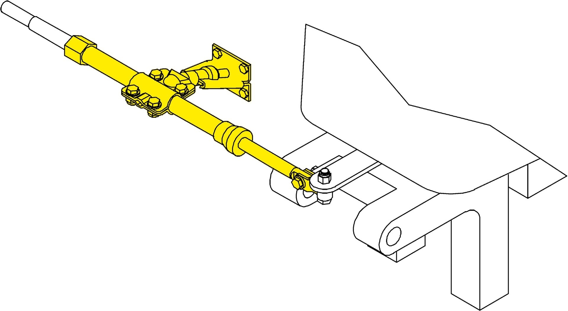 Seastar spiegel-montageset - RVS