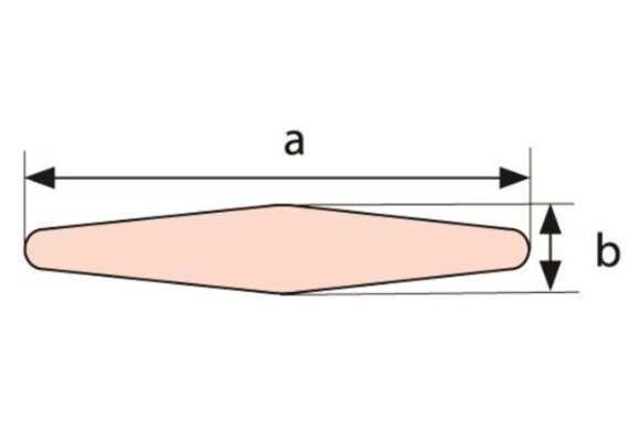 Zeillat kunststof | prijs per 5 stuks
