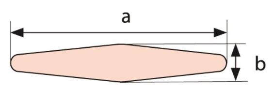 Zeillat kunststof | prijs per 5 stuks
