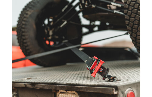 Speedstrap 38 mm Ratchet Tie-down, haak en lus, 300 cm, zwart, 2 st.