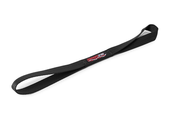 Speedstrap 25 mm Soft Tie lus verlenging, 45 cm, zwart