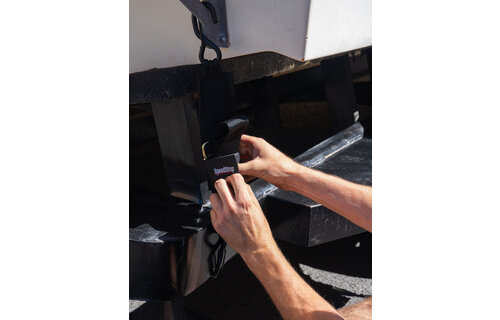 Speedstrap Tie-down band, 120cm, met s-haken, 2 st