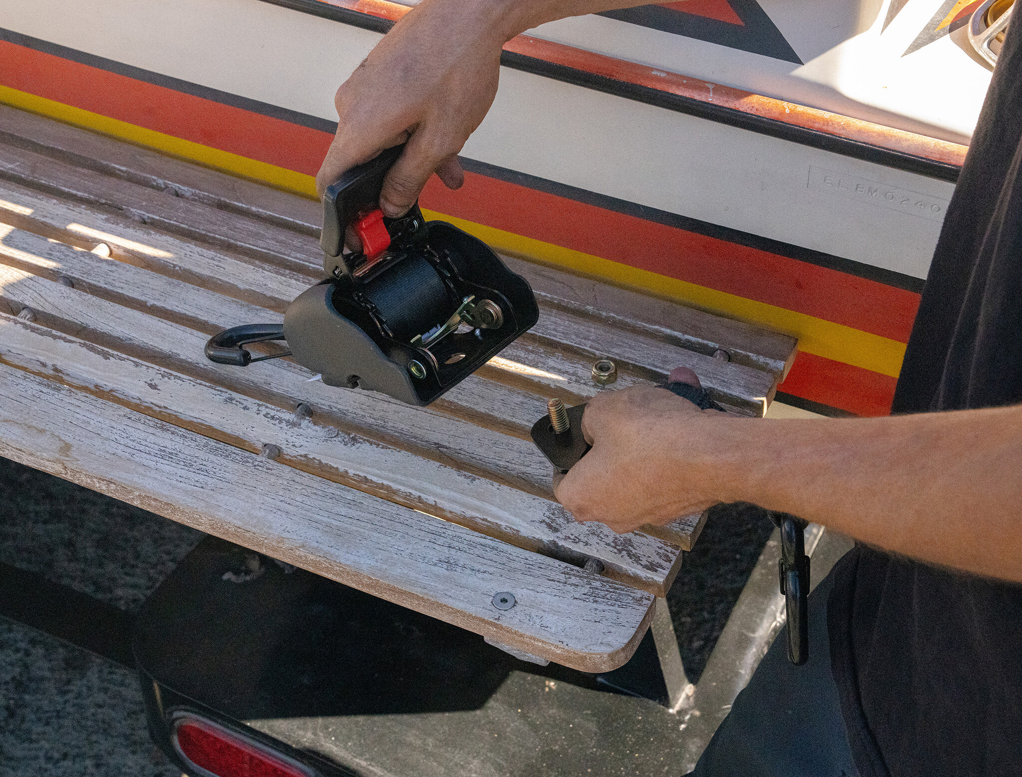 Speedstrap S-Hook adapters tbv autom. oprolbare spanbanden, 2 st.