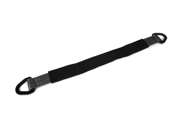 Speedstrap 50 mm Axle strap verlenging, D-ringen en hoes, 76 cm, zwart