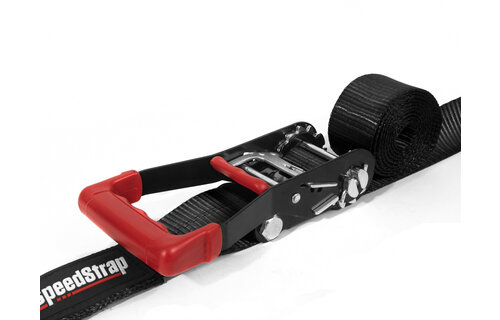 Speedstrap 50 mm Heavy Duty Kit, Ratchet Tie-down, haak en lus, 300 cm, zwart