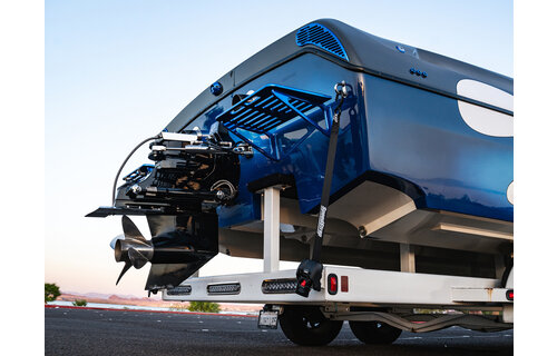 Speedstrap Tie-down automatisch oprolbare spanbanden, rvs ratel, 2 st.