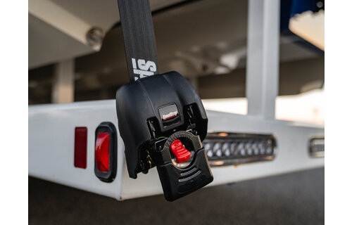 Speedstrap Tie-down automatisch oprolbare spanbanden, stalen ratel, 2 st.