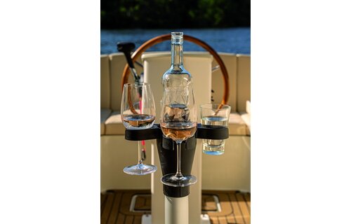 Stilla fles- en bekerhouder voor de boot