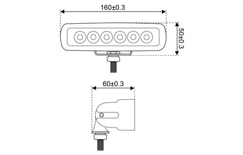 LED Schijnwerper 950 Lumen – Compact & Waterdicht