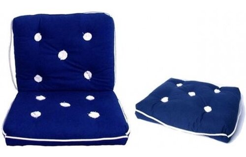 Talamex bootkussen - Kapok Kussen | blauw