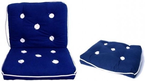 Talamex bootkussen - Kapok Kussen | blauw