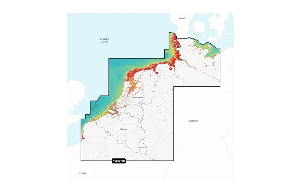 Garmin Navionics Benelux en Duitsland, West - Waterkaarten