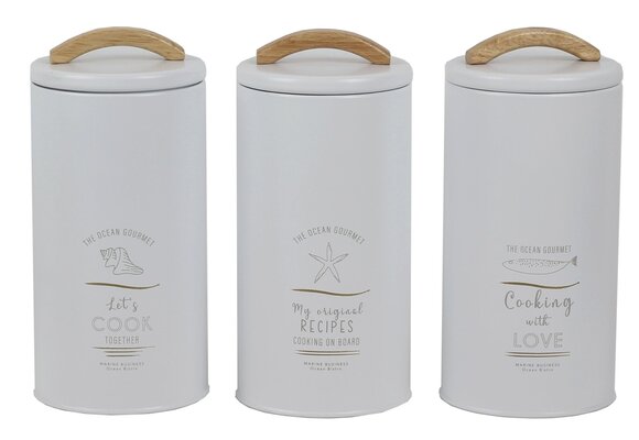 Menorca Opbergset White - L - 3 stuks