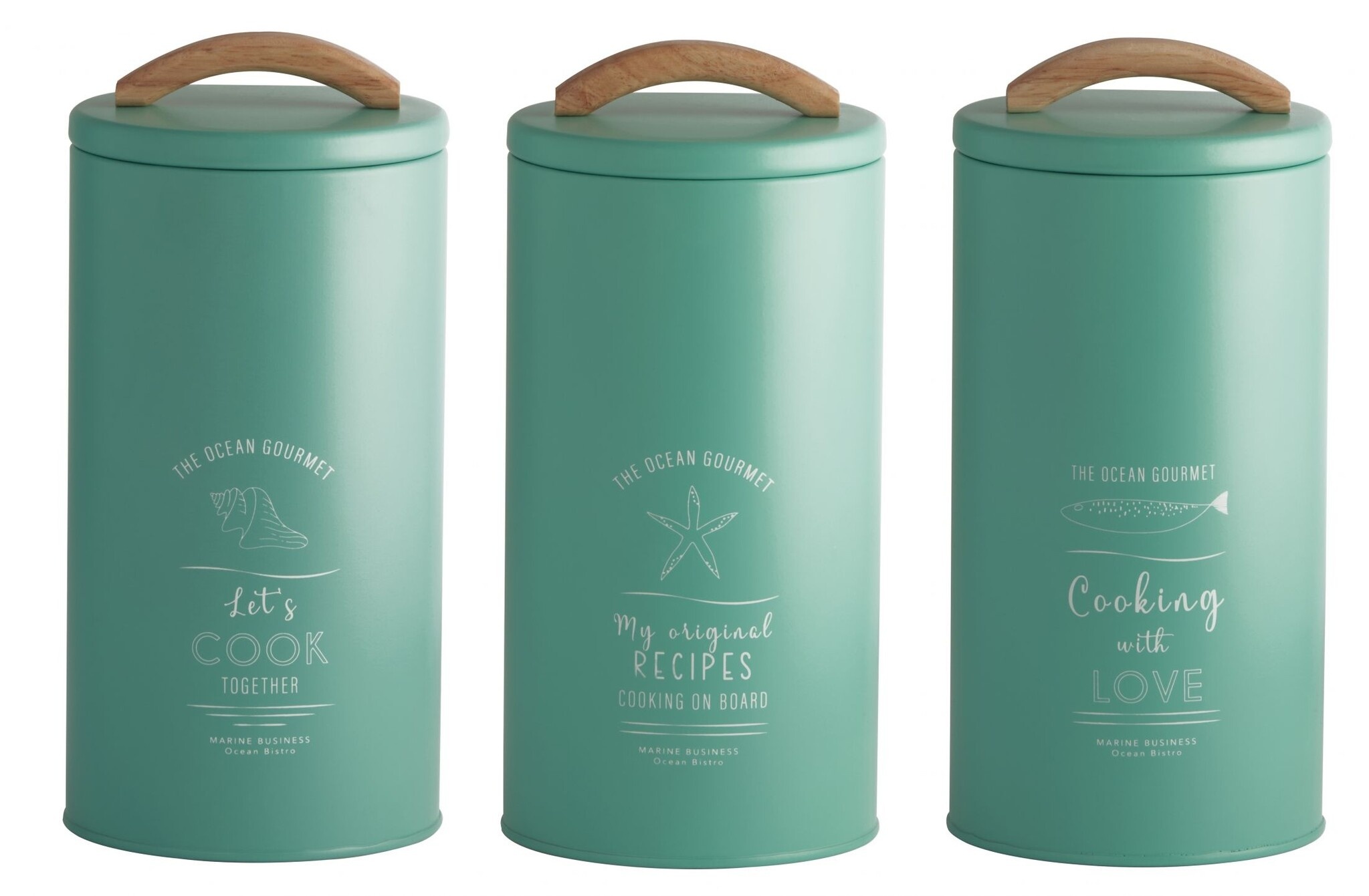 Menorca Opbergset Turquoise- L - 3 stuks