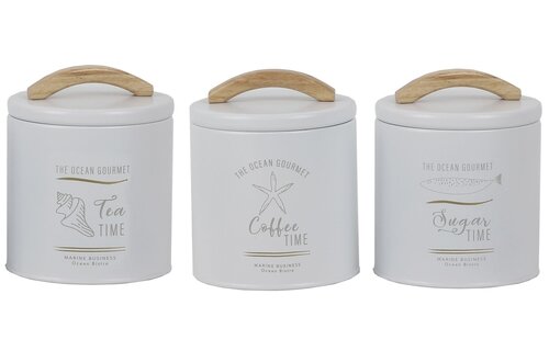 Menorca Opbergset Wit - S - 3 stuks