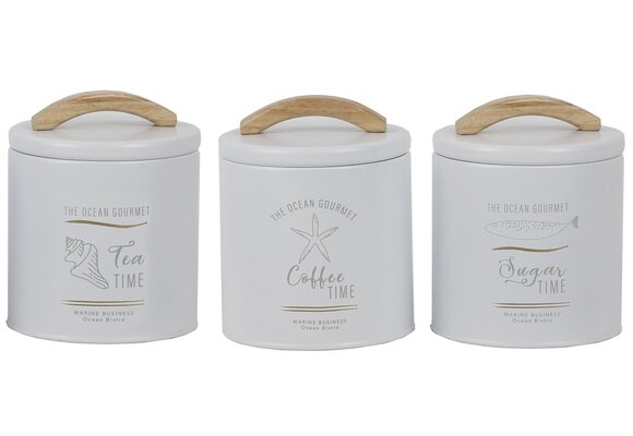 Menorca Opbergset Wit - S - 3 stuks