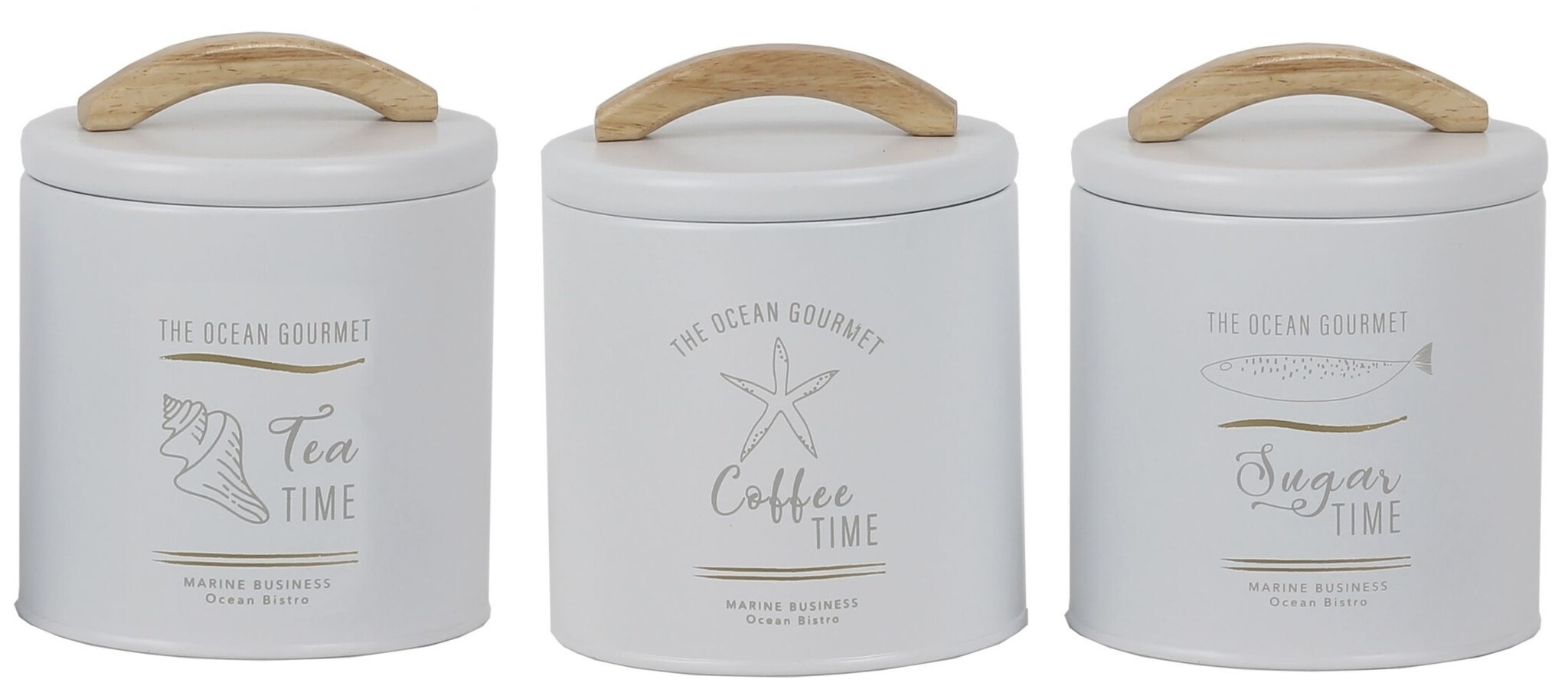 Menorca Opbergset Wit - S - 3 stuks