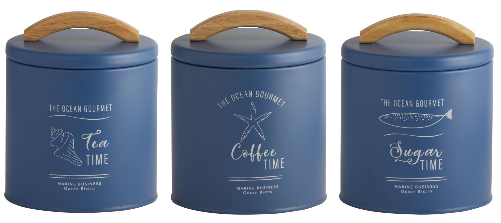 Menorca Opbergset Blauw - S - 3 stuks