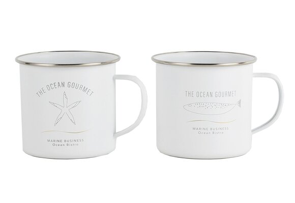 Menorca Mokken Set Wit - 2 stuks