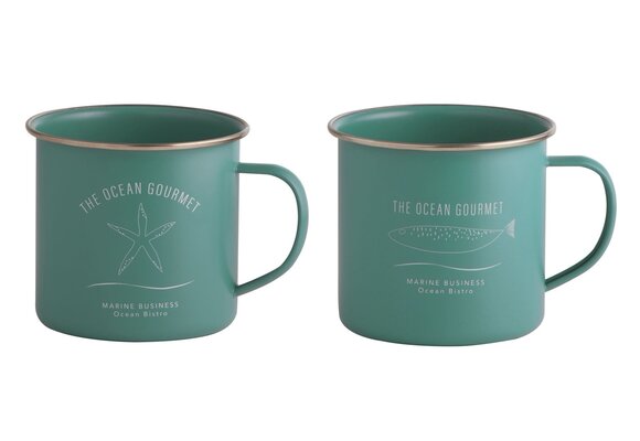 Menorca Mokken Set Turquoise - 2 stuks