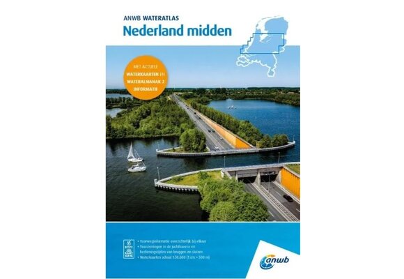 ANWB Wateratlas Nederland - Midden