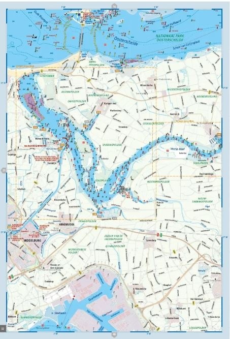 ANWB Wateratlas Nederland - Zuid